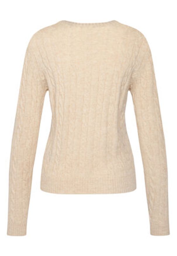 Robe di Kappa Sweter Jolie 65116CW Beżowy Regular Fit. Kolor: beżowy. Materiał: wełna