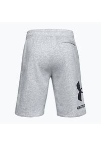 Spodenki fitness męskie Under Armour Rival Fleece. Kolor: szary. Sport: fitness