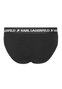 Karl Lagerfeld - KARL LAGERFELD Komplet 3 par fig klasycznych A1W47148 Czarny. Kolor: czarny. Materiał: bawełna #4