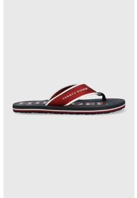 TOMMY HILFIGER - Tommy Hilfiger japonki CLASSIC HILFIGER BEACH męskie kolor granatowy FM0FM04617. Kolor: niebieski