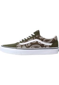 Vans - Buty VANS UAOLD SKOOL Zielony. Kolor: zielony. Materiał: tkanina, skóra
