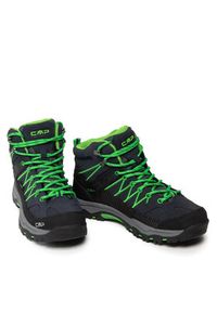 CMP Trekkingi Kids Rigek Mid Trekking Shoe Wp 3Q12944J Granatowy. Kolor: niebieski. Materiał: zamsz, skóra. Sport: turystyka piesza #5