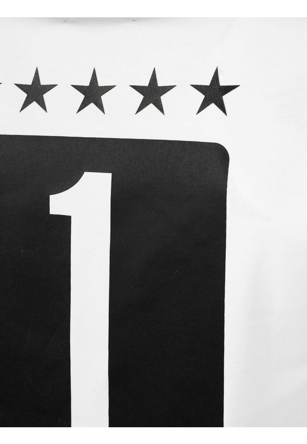 Les Hommes T-shirt | LF224302-0700-1009 | Grafic Print | Mężczyzna | Biały. Okazja: na co dzień. Kolor: biały. Materiał: bawełna. Wzór: nadruk. Styl: casual