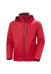 Kurtka przeciwdeszczowa męska Helly Hansen Crew Hooded Jacket 2.0. Kolor: czerwony