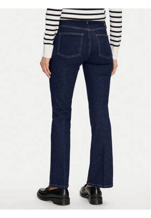 TOMMY HILFIGER - Tommy Hilfiger Jeansy WW0WW42197 Granatowy Bootcut Fit. Kolor: niebieski