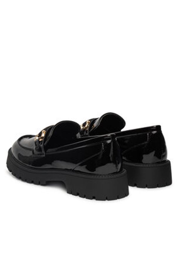 DeeZee Loafersy 23038T235 Czarny. Kolor: czarny. Materiał: materiał, syntetyk