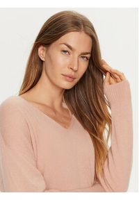 ViCOLO Sweter 22046S Różowy Regular Fit. Kolor: różowy. Materiał: kaszmir