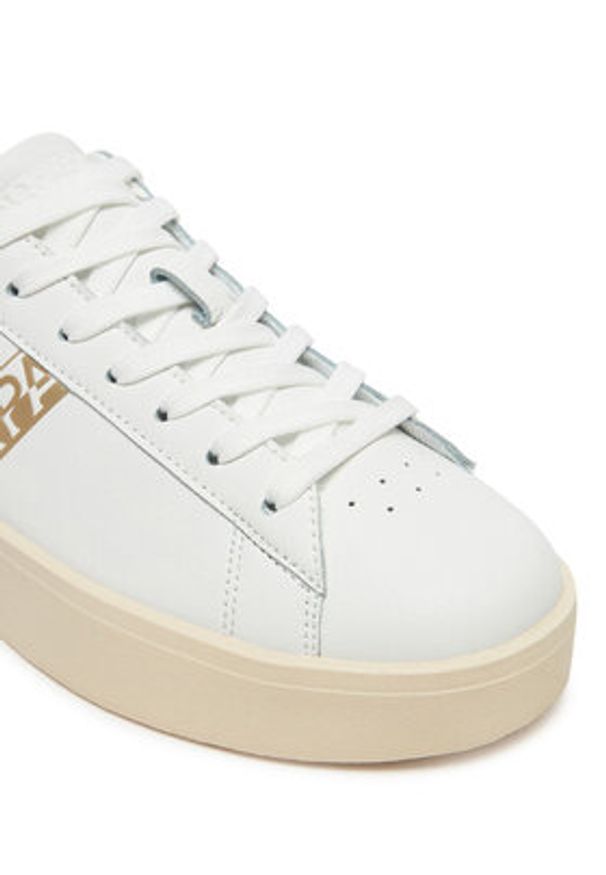 Napapijri Sneakersy Ivy NP0A4IQ8 Biały. Kolor: biały. Materiał: skóra