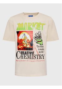 Market T-Shirt Chemistry 399001242 Écru Regular Fit. Materiał: bawełna #1