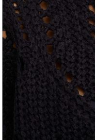 Answear Lab sweter damski kolor czarny ciepły. Kolor: czarny. Materiał: dzianina. Wzór: ze splotem. Styl: wakacyjny #2