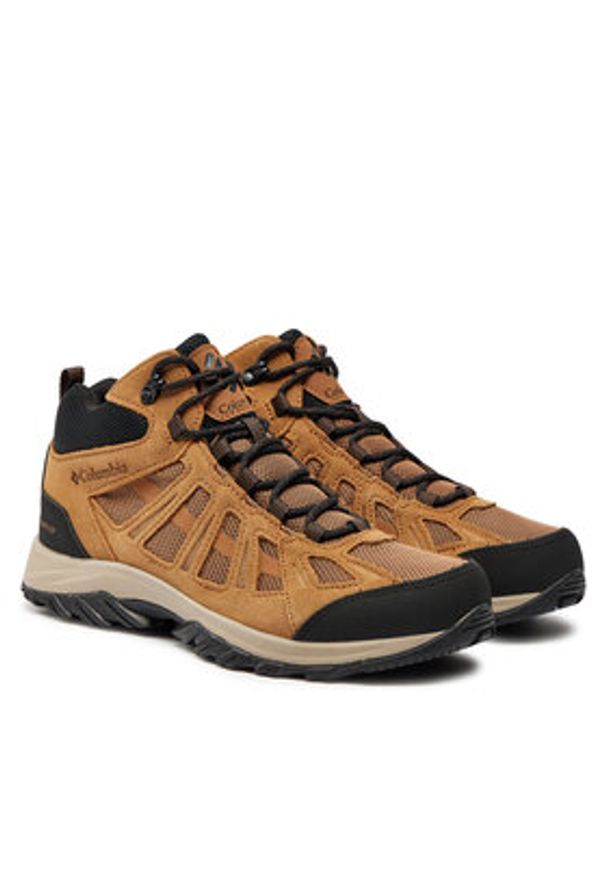 columbia - Columbia Trekkingi Redmond™ III Mid Waterproof Walking Shoe 1940581 Brązowy. Kolor: brązowy. Materiał: zamsz, skóra. Sport: turystyka piesza