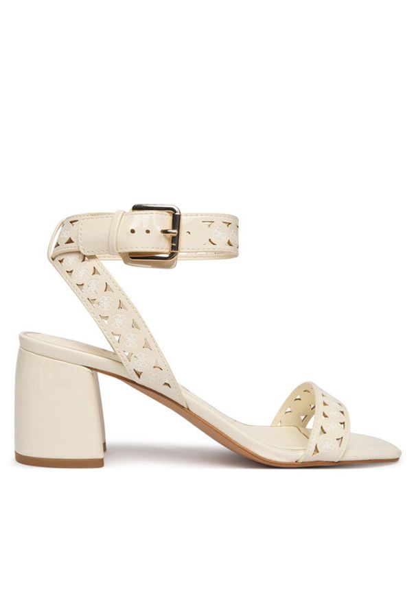 Guess Sandały 181567 Beżowy. Kolor: kremowy. Materiał: skóra