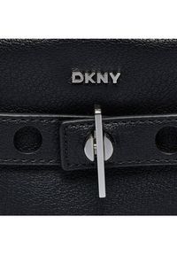 DKNY Torebka Bleeker Sm Satchel R41DKC49 Czarny. Kolor: czarny. Materiał: skórzane