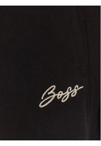 BOSS Spodnie dresowe 50540278 Czarny Regular Fit. Kolor: czarny. Materiał: dresówka #5
