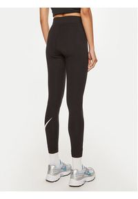 Nike Legginsy DV7795 Czarny Tight Fit. Kolor: czarny. Materiał: bawełna, syntetyk