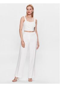 Liu Jo Top CA3095 T2200 Biały Regular Fit. Kolor: biały. Materiał: syntetyk #3