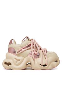 Sneakersy GOE. Kolor: beżowy