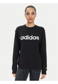 Adidas - adidas Bluza Essentials Linear IC6878 Czarny Regular Fit. Kolor: czarny. Materiał: bawełna #1
