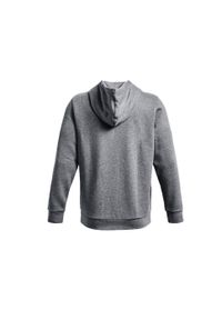 Bluza z kapturem z pełnym zamkiem błyskawicznym Under Armour Essential Fleece. Typ kołnierza: kaptur. Kolor: szary, biały, wielokolorowy. Materiał: poliester, bawełna. Sport: bieganie #2