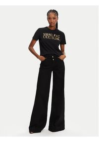 Versace Jeans Couture Jeansy 78HAB561 Czarny Wide Leg. Kolor: czarny #4