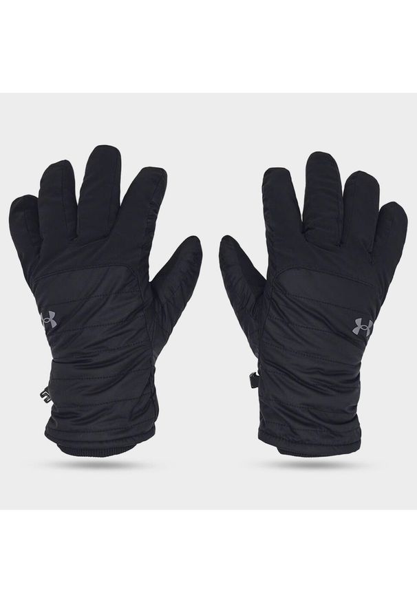 Rękawiczki zimowe męskie ocieplane wodoodporne Under Armour. Kolor: czarny. Sezon: zima