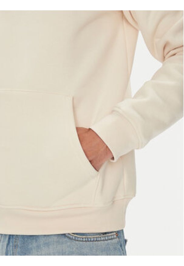 Adidas - adidas Bluza Trefoil Essentials HZ3598 Écru Regular Fit. Materiał: bawełna