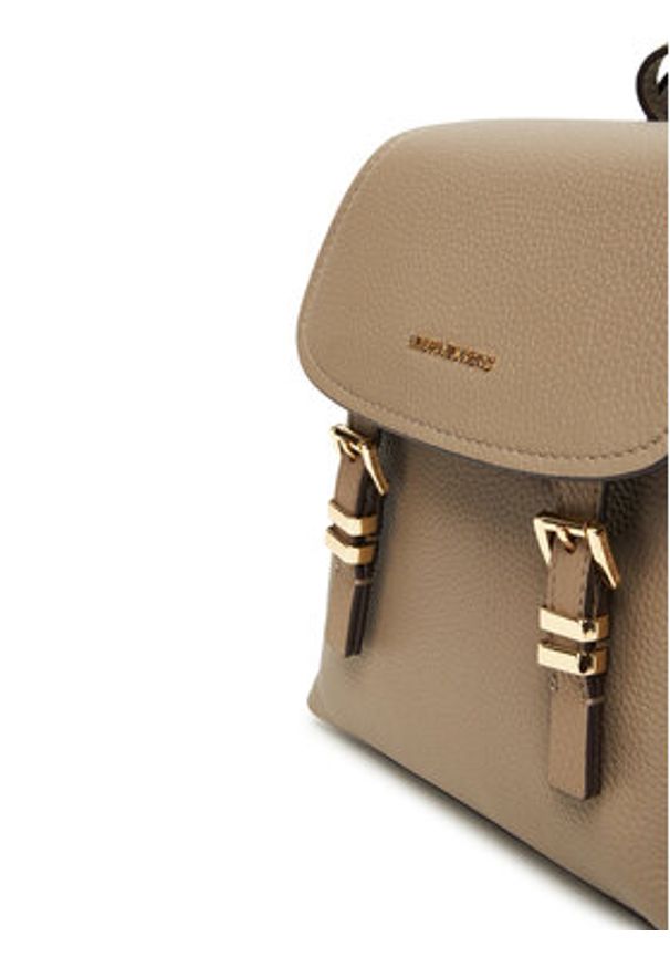 MICHAEL Michael Kors Plecak Quinn 30T5GQNB0L Beżowy. Kolor: beżowy. Materiał: skóra