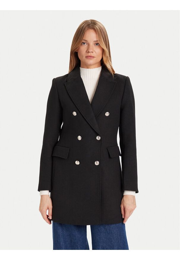 Morgan Płaszcz przejściowy 252-GCHA Czarny Regular Fit. Kolor: czarny. Materiał: syntetyk