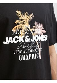 Jack & Jones T-Shirt Gradient Print 12288094 Czarny Regular Fit. Kolor: czarny. Materiał: bawełna. Wzór: nadruk, gradientowy #4
