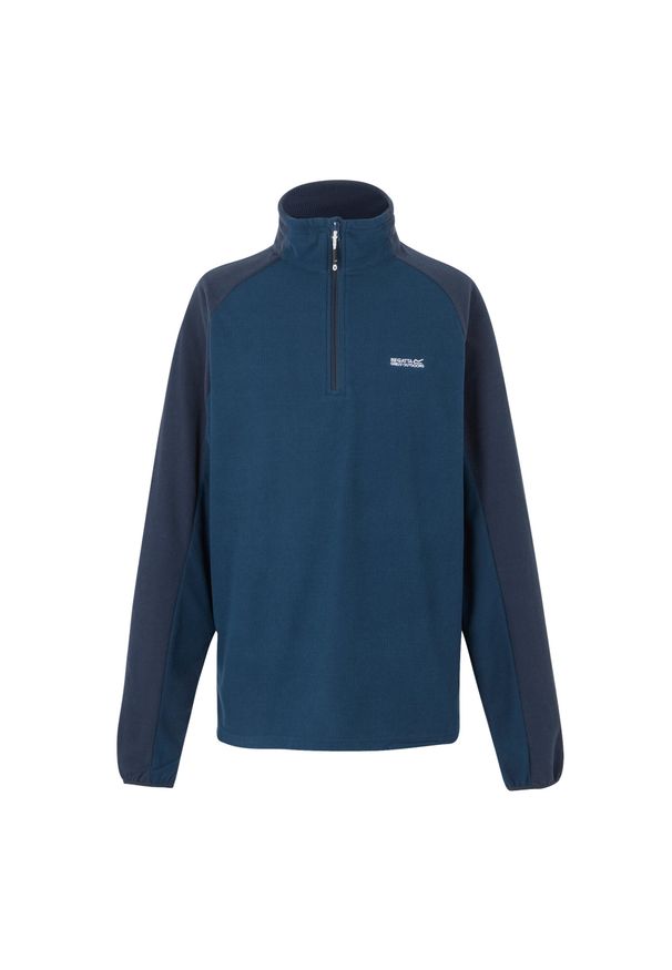 Regatta - Męski Polar Elson II. Kolor: wielokolorowy, niebieski, żółty. Materiał: polar. Sezon: zima. Styl: sportowy. Sport: turystyka piesza