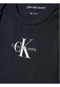 Calvin Klein Jeans Body dziecięce Monogram IN0IN00033 Czarny Regular Fit. Kolor: czarny. Materiał: bawełna #3