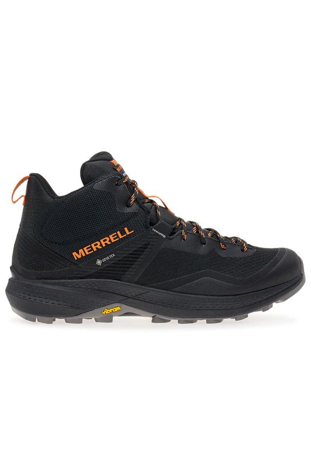 Buty Merrell MQM 3 Mid Gtx J135571 - czarne. Zapięcie: sznurówki. Kolor: czarny. Materiał: guma. Szerokość cholewki: normalna. Sezon: zima