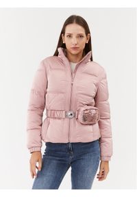 Guess Kurtka zimowa Lucia W3BL19 WEX12 Różowy Regular Fit. Kolor: różowy. Materiał: syntetyk. Sezon: zima