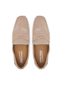 Jack & Jones - Jack&Jones Mokasyny Jfwjensen 12203636 Beżowy. Kolor: beżowy. Materiał: zamsz, skóra #4