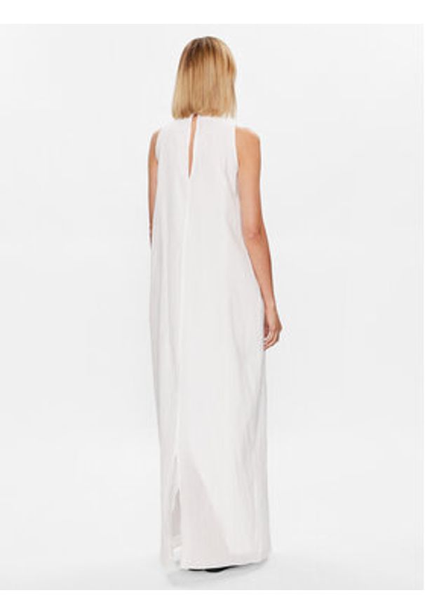 Fabiana Filippi Sukienka letnia ABD273B590 Biały Relaxed Fit. Kolor: biały. Materiał: bawełna. Sezon: lato