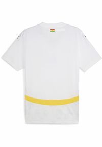 Puma - Męska koszulka domowa Ghana 2025 PUMA White Pelé Yellow. Kolor: biały, żółty, wielokolorowy