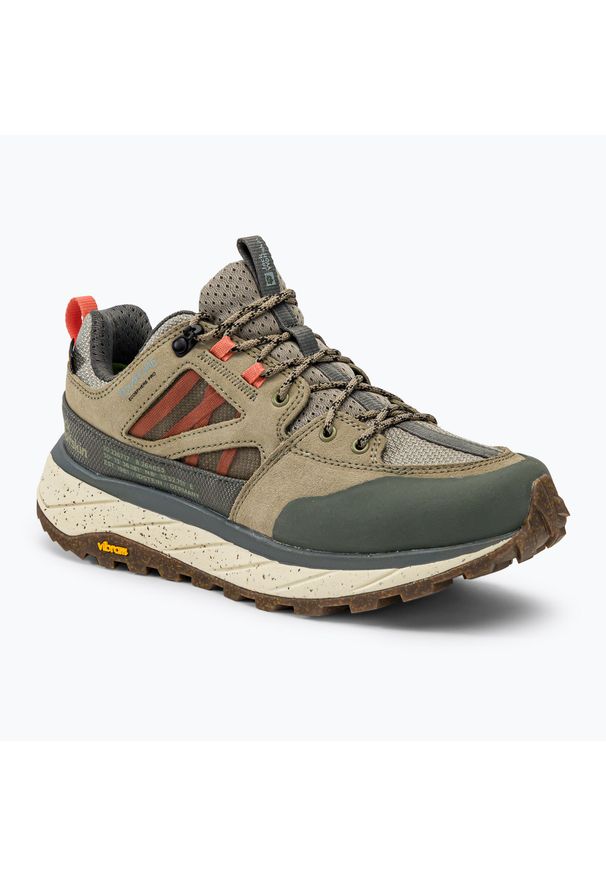 Buty trekkingowe damskie Jack Wolfskin Terraquest Texapore Low. Kolor: zielony. Styl: sportowy