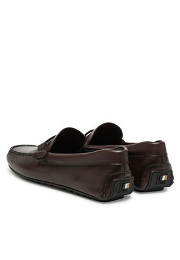 BOSS Mokasyny Noel 50548100 Brązowy. Kolor: brązowy. Materiał: skóra