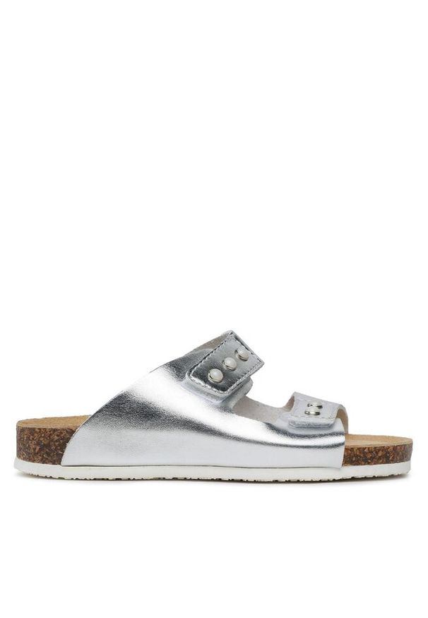 Klapki Primigi. Kolor: srebrny