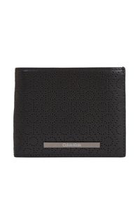 Calvin Klein Duży Portfel Męski Modern Bar Bifold 5Cc W/Coin K50K511835 Czarny. Kolor: czarny. Materiał: skóra #1