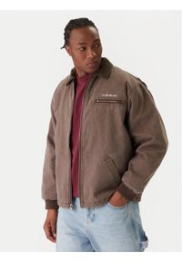 Quiksilver Kurtka jeansowa Shaper Pad EQYJK04174 Brązowy Regular Fit. Kolor: brązowy. Materiał: bawełna #1