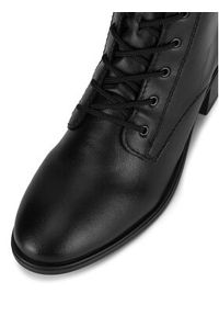 Rieker Trzewiki 73930-00 Czarny. Kolor: czarny. Materiał: materiał #4