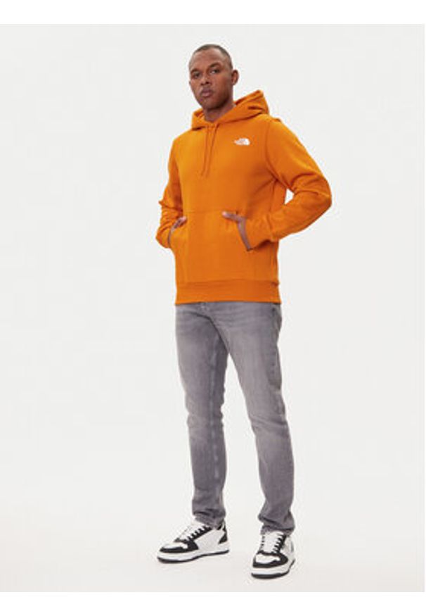 The North Face Bluza Simple Dome NF0A89FC Pomarańczowy Regular Fit. Kolor: pomarańczowy. Materiał: syntetyk, bawełna
