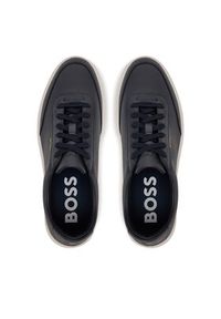 BOSS Sneakersy Kieran 50536504 Granatowy. Kolor: niebieski. Materiał: skóra #4