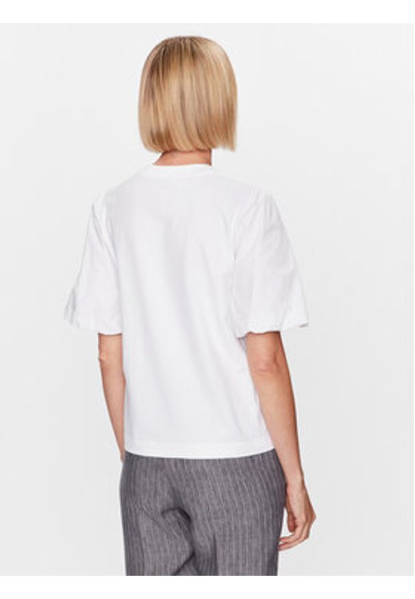 PESERICO - Peserico T-Shirt S06654J0 Biały Regular Fit. Kolor: biały. Materiał: bawełna