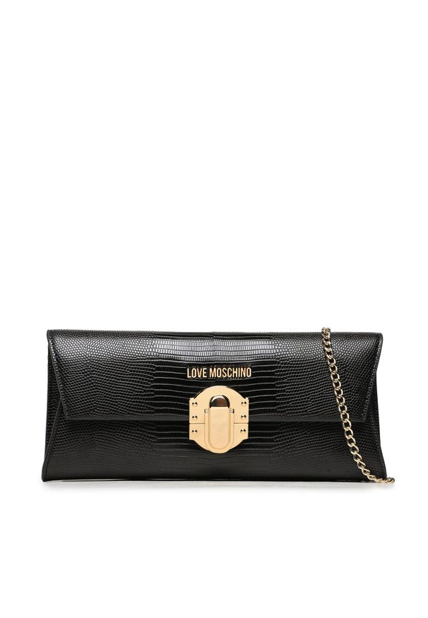 Love Moschino - Torebka LOVE MOSCHINO JC4298PP0GKU0000 Nero. Kolor: czarny. Materiał: skórzane