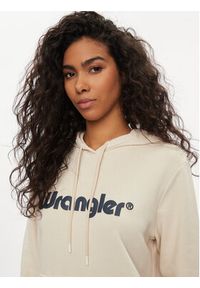 Wrangler Bluza 112350335 Écru Regular Fit. Materiał: bawełna #3