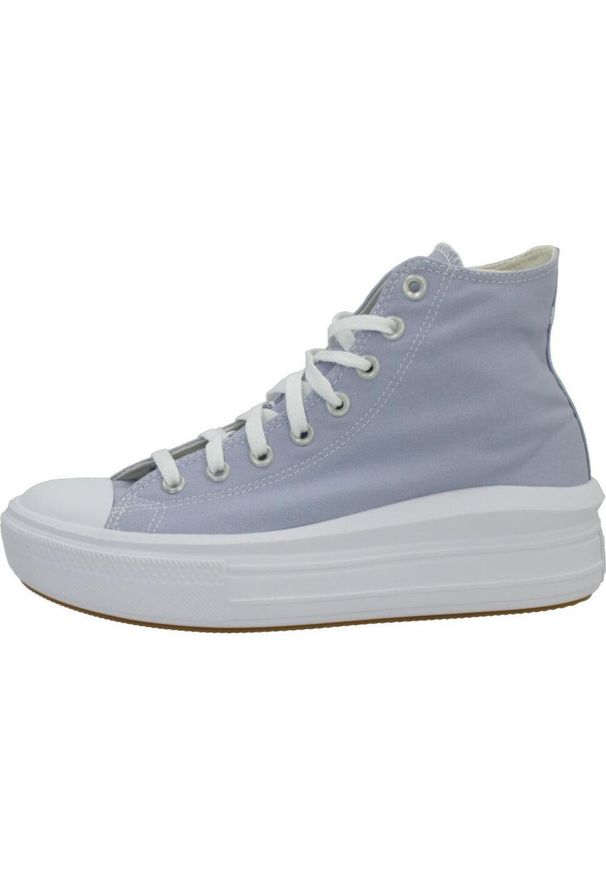 Tenisówki Converse Model Chuck Taylor All Star Move Platform Kolor Fioletowy. Kolor: fioletowy. Materiał: tkanina. Obcas: na platformie