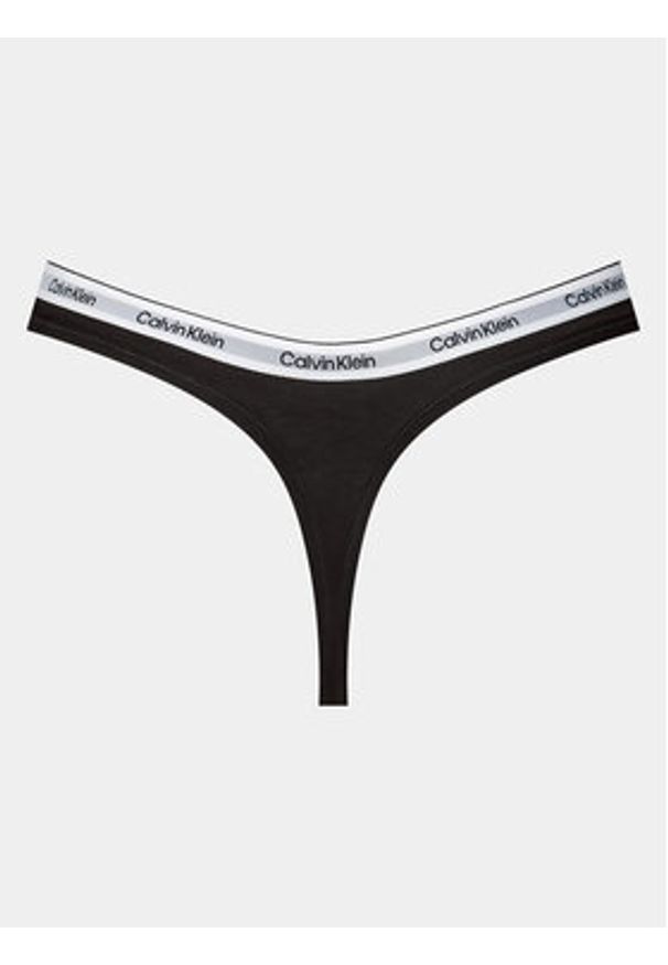 Calvin Klein Underwear Komplet 3 par stringów 000QD5209E Kolorowy. Materiał: bawełna. Wzór: kolorowy