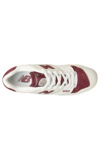 Buty unisex New Balance BB550LEZ – białe. Kolor: biały. Materiał: skóra. Szerokość cholewki: normalna. Sezon: lato #4